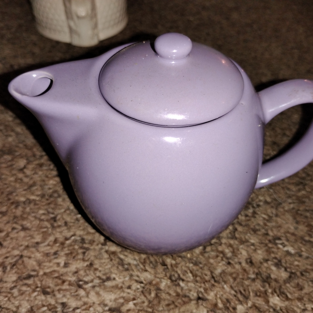 Lavender Ceramic Teapot